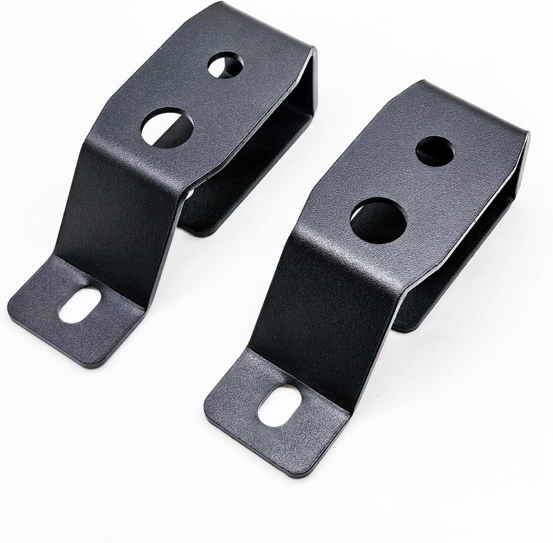 DarSeity Low Profile Windshield Mount Hood Hinges Ditch Light Brackets for Ford Bronco 2021-2024, for Auxiliary Off-Road Lighting (for Ford Bronco) - Image 1